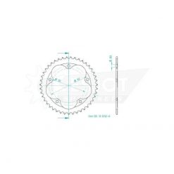 Zahnkranz ESJOT 520/43Z Stahl