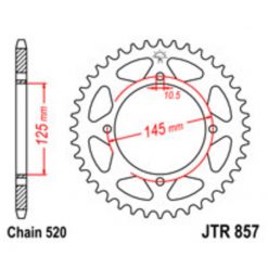 Zahnkranz MZ Cross Alu 520/47Z