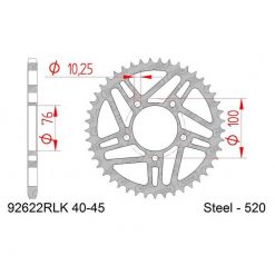 Zahnkranz AFAM RLK BST/Marchesini/Marvic/OZ Stahl 520/43Z