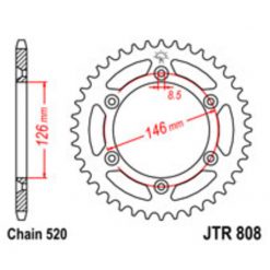Zahnkranz KIT CROSS Suzuki Cross Alu 520/44Z