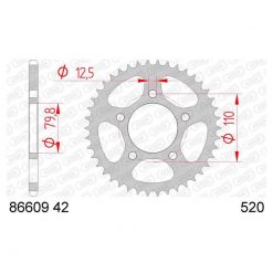 Zahnkranz AFAM 520/42Z Stahl