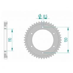 Zahnkranz Yamaha Alu 428/46Z