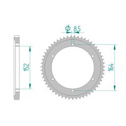 Zahnkranz Yamaha Alu 428/55Z