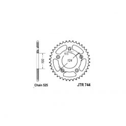 Zahnkranz Ducati Alu 520/40Z