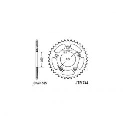 Zahnkranz Ducati Alu 520/45Z