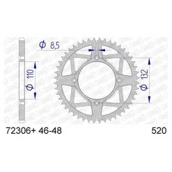 Zahnkranz AFAM 520/46Z S/C Aluminium