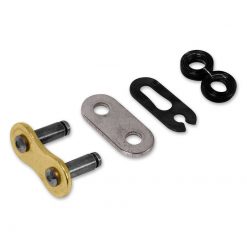 Kettenschloss 420 mit Clip RK 420SB, ohne O-Ring, FD (gold-schwarz)