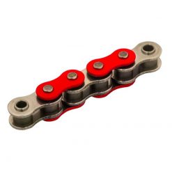 Kette 420 RK 420SB 140L, verstärkt, ohne O-Ring, FR (rot)