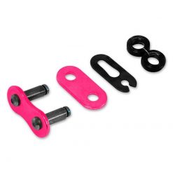 Kettenschloss 420 mit Clip RK 420SB, ohne O-Ring, FP (pink)