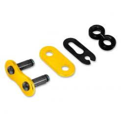 Kettenschloss 520 mit Clip RK 520MXZ4, ohne O-Ring, gelb