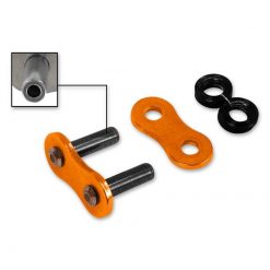 Kettenschloss 520 Nietschloss RK 520GXW, XW-Ring, CLFZ *PLS*, orange