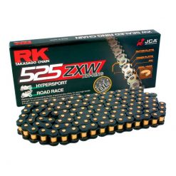 Kette 525 RK 525ZXW 124L, XW-Ring, hyper-verstärkt, BL schwarz-gold