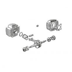 Dichtsatz 38,4mm Alu zu Kit Malossi Puch Maxi (18116)