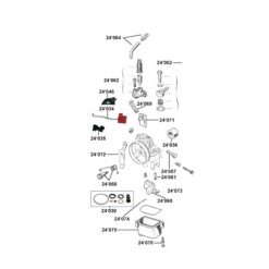 Deckel oben komplett Vergaser Dellorto SHA 12/7-13/13