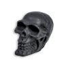 Ventildeckel HH CRACKED SKULL (Totenkopf) schwarz, Paar