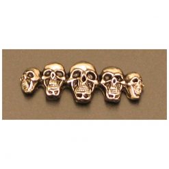 Emblem HH SKULL IN LINE (45 x 15mm) zum kleben