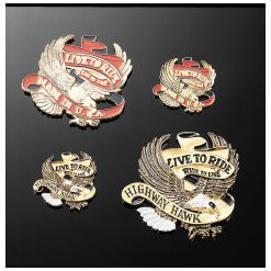 Emblem HH LIVE TO RIDE (80 x 80mm) zum kleben