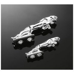 Zierfigur HH (13cm) Jaguar in Chrom