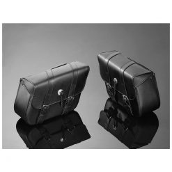 Satteltaschen HH (Paar) HOUSTON PLAIN Echt-Leder 26x36x14cm