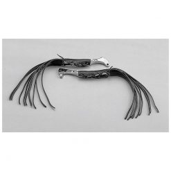 Hebelüberzug HH (Paar) universal aus Leder mit 30cm Fransen