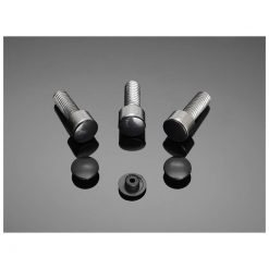 Abdeckkappen HH 10 St., Kunststoff schwarz, Inbus M5 - innen