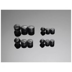 Abdeckkappen HH 5 St., Kunststoff schwarz, Inbus M10 - aussen