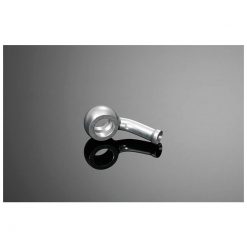 Fitting 45° Ø10mm Stahlflexleitung HH Aluminium transp. eloxiert