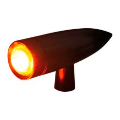 Blinker HH BULLET MONO long Paar LED schwarz E-Hom