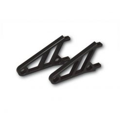 Scheinwerferhalter HH (Paar) KURZ aus ALU schwarz (Länge: 87mm)