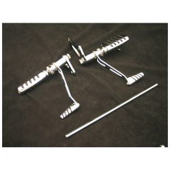 Fussrastenanlage HH TECH GLIDE +8cm chrom zu Honda CH-Hom