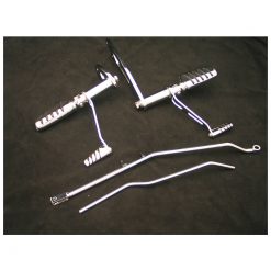 Fussrastenanlage HH TECH GLIDE +20cm chrom zu Honda CH-Hom