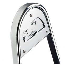 Abdeckplatte Hawk für Sissybar Comfort chrom