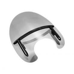 Windschutzscheibe HH DE LUXE univ black für Gabel konisch Ø39-42