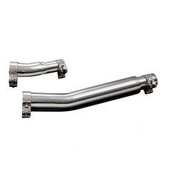 Auspuff HH FLAT TRACK PIPES chrom mit zu Honda ohne CH-Hom