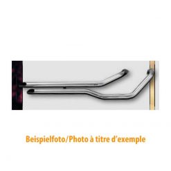 Auspuff HH FAT PIPES STAGGERED chrom zu Honda ohne CH-Hom