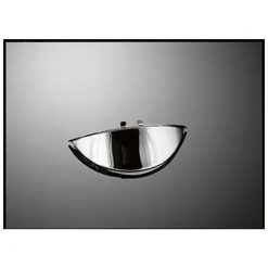 Scheinwerfervisier HH PLAIN chrom für Ø 140mm Scheinwerfer