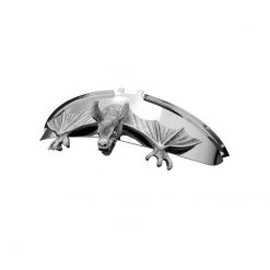 Scheinwerfervisier HH BAT chrom zu 100mm zum kleben