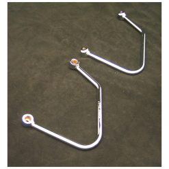 Satteltaschenhalter HH (Paar) mit Befestigungskit chrom Yamaha