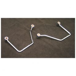 Satteltaschenhalter HH (Paar) mit Befestigungskit chrom Yamaha
