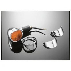 Blinkervisiere HH (Paar) PLAIN chrom zu Yamaha