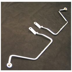 Satteltaschenhalter HH (Paar) mit Befestigungskit chrom Suzuki