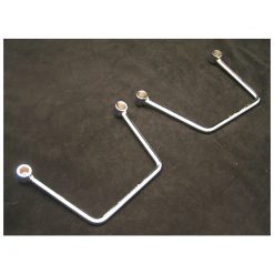 Satteltaschenhalter HH (Paar) mit Befestigungskit chrom Suzuki