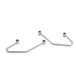 Satteltaschenhalter HH (Paar) mit Befestigungskit chrom HD
