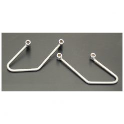 Satteltaschenhalter HH (Paar) mit Befestigungskit chrom HD