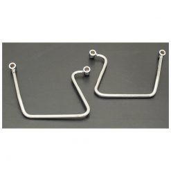 Satteltaschenhalter HH (Paar) mit Befestigungskit chrom HD