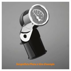 Oeldruckanzeige HH -> 5 Bar Ø50 Ziffernblatt weiss mit Halterung