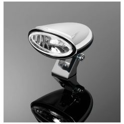 Scheinwerfer HH MINI OVAL chrom H3 12V 55W 50x115x115mm E-Hom