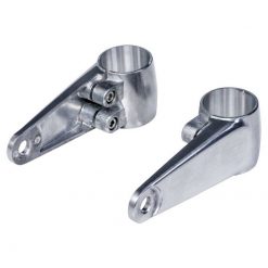 Scheinwerferhalter HH Aluminium silber für Ø 35+39+41mm Holmen
