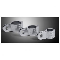 Befestigungsbride HH chrom 32mm für Fussrasten/Scheinw. (1 Stk)