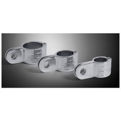 Befestigungsbride HH chrom 38mm für Fussrasten/Scheinw. (1 Stk)